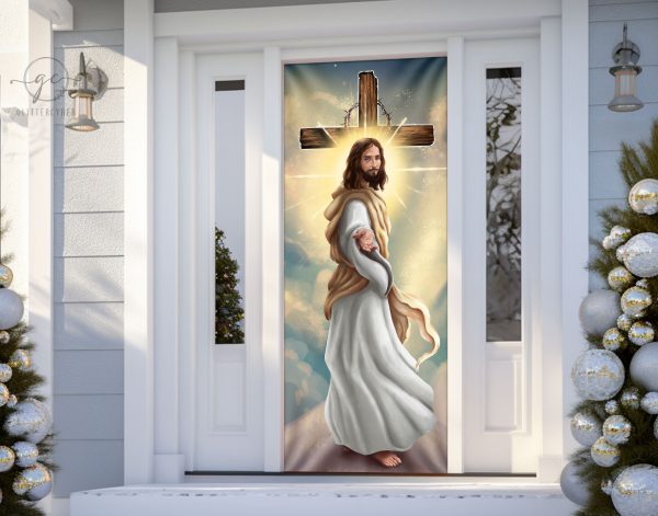 Christian Christmas Front Decor, Jesus Outdoor Decor, Gifts For Jesus Lover