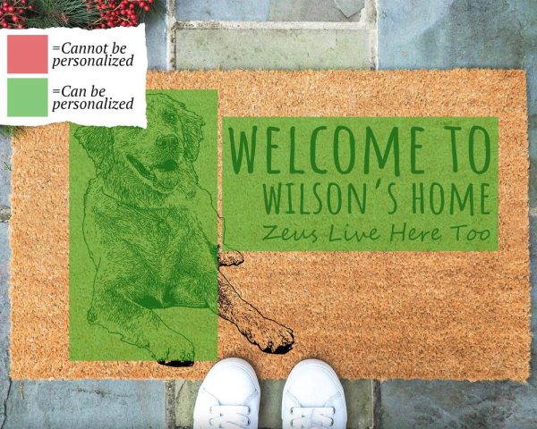 Dog Picture Doormat, Dog Mom Gift, Personalized Photo Doormat, Pet Owner Gift
