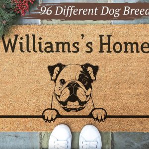 Custom Family Doormat, House Doormat, Dog…