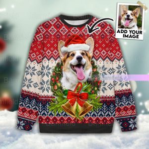 Christmas Custom Dog Face Ugly Sweater,…