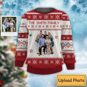 Custom Photo Ugly Christmas Sweaters, Ugly…
