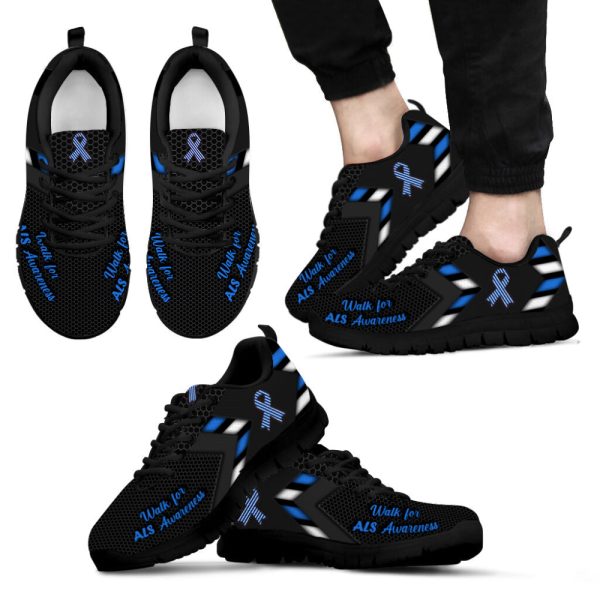 ALS Awareness Shoes Walk For Simplify Style Sneakers Walking Shoes, Gift For Men And Women