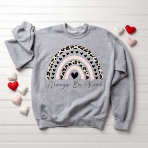always be kind sweatshirt teacher sweatshirt leopard heart shirt for valentine 1 3.jpeg