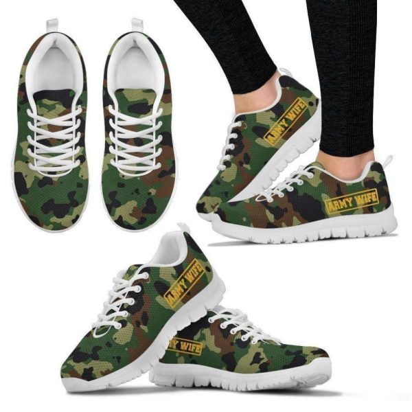Army Women White Women’s Sneakers Walking Running Lightweight Casual Shoes For Women