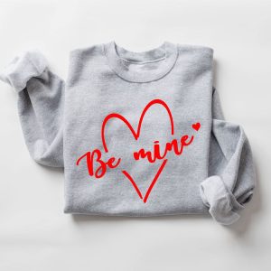 be mine sweatshirt valentines sweatshirt cute heart sweatshirt gift for women 5.jpeg