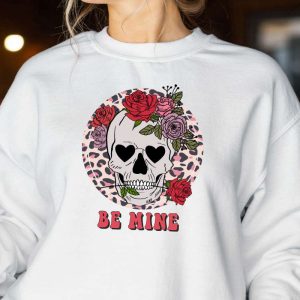 be mine valentine sweatshirt skeleton valentines day sweatshirt gift for women 2.jpeg