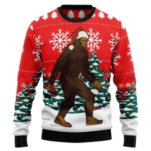 Bigfoot Ugly Christmas Sweater, Best Christmas…
