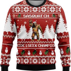 bigfoot ugly christmas sweater crew neck sweatshirt christmas gift for men and women 1 1.jpeg