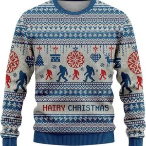 bigfoot ugly christmas sweater sasquatch bigfoot mens ugly sweater for family 1.jpeg