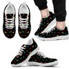 Black Dinosaur Shoes Custom Name Shoes Dinosaur Pattern Running Sneakers For Women Men