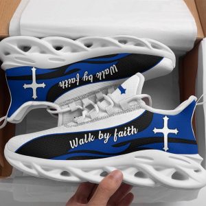Blue Jesus Walk By Faith Running…
