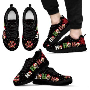 boxer dog lover christmas shoes santa ho ho ho sneakers walking running lightweight casual shoes for pet lover 1.jpeg