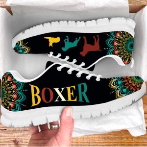 boxer dog lover shoes geometric mandala sneakers walking running lightweight casual shoes for pet lover 2.jpeg