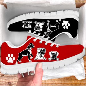 boxer dog lover shoes two colors sneakers walking running lightweight casual shoes for pet lover 2.jpeg