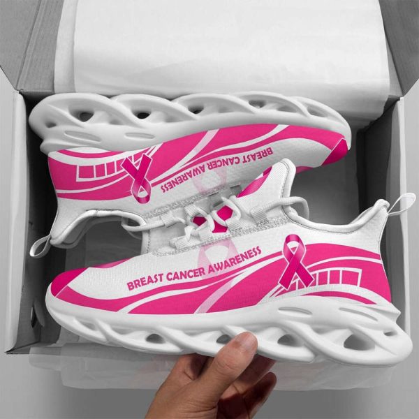 Breast Cancer  Awareness Max Shoes, Pink Ribbon Shoes, For Breast Cancer
