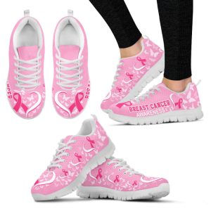 breast cancer awareness shoes heart ribbon sneaker walking shoes best shoes for men and women 1.jpeg