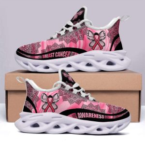 Breast Cancer Awareness Shoes Hologram Pattern…