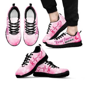 breast cancer awareness shoes rainbow flower sneaker walking shoes for men and women 1.jpeg