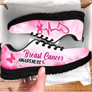 breast cancer awareness shoes rainbow flower sneaker walking shoes for men and women 3.jpeg
