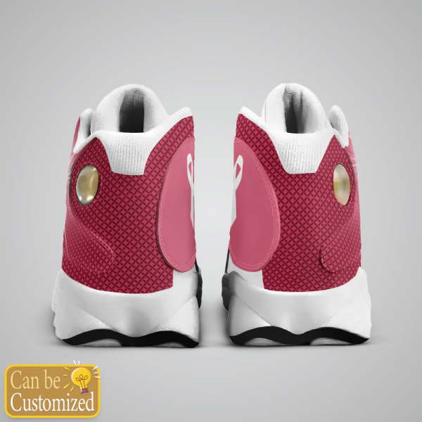 Breast Cancer Awareness Walk By Faith Custom Name Shoes For Men And Women