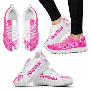 breast cancer shoes 2 color sneaker walking shoes best shoes for men and women cancer awareness 1.jpeg