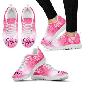 Breast Cancer Shoes Awareness Hope Sneaker…
