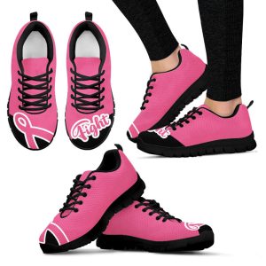 Breast Cancer Shoes Fight Casual Sneaker…
