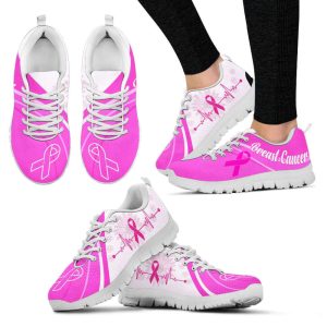 breast cancer shoes heartbeat pink sneaker walking shoes best gift for men and women 1 1.jpeg