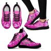 Breast Cancer Shoes Hope Butterfly Sneaker Walking Shoes, Gift For Men And Women