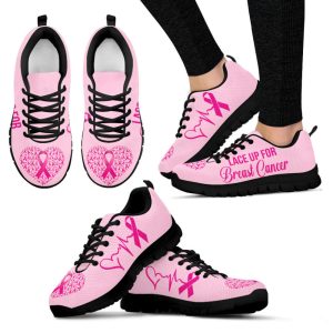 Breast Cancer Shoes Lace Up For…