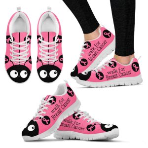 Breast Cancer Shoes Ladybird Sneaker Walking…