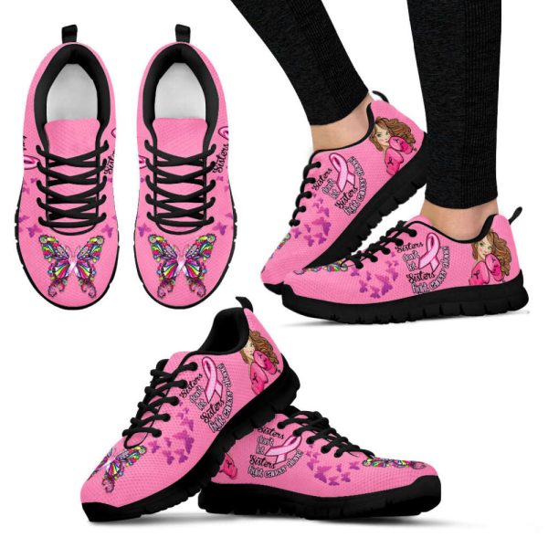 Breast Cancer Shoes Sisters Don’t Let Sneaker Walking Shoes,  For Men And Women