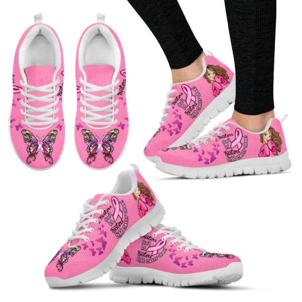 Breast Cancer Shoes Sisters Don’t Let Sneaker Walking Shoes,  For Men And Women