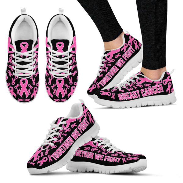 Breast Cancer Shoes Together We Fight Sneaker Walking Shoes, Best Shoes For Men And Women