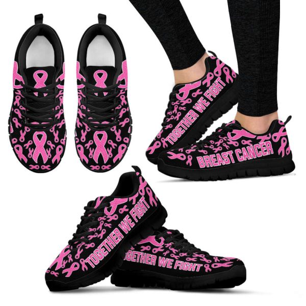 Breast Cancer Shoes Together We Fight Sneaker Walking Shoes, Best Shoes For Men And Women