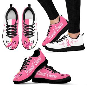 breast cancer shoes unicorn heartbeat sneaker walking shoes best shoes for men and women cancer awareness.jpeg