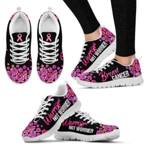 Breast Cancer Shoes Warrior Not Worrier…