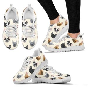 Bulldogs White Women’s Sneakers Walking Running…