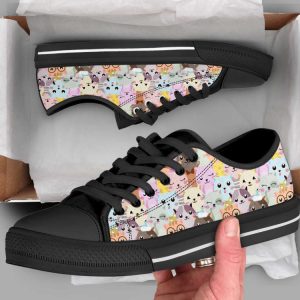 cat lover shoes cat sneakers low top shoes for cat owner gifts 1.jpeg