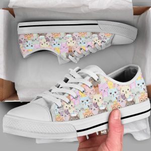 Cat Lover Shoes, Cat Sneakers, Low…