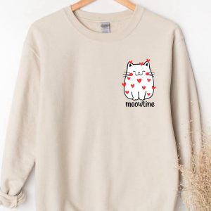 cat lover valentine sweatshirt cute cat valentine sweatshirt gift for pet lover 2.jpeg