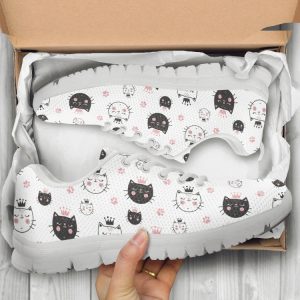 cat princess shoes custom name shoes cat pattern running sneakers for pet lover 2.jpeg