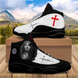 christian basketball shoes jesus portrait art and faith basketball shoes keep faith jesus shoes christian fashion shoes 1.jpg