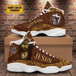 Christian Basketball Shoes, Jesus Portrait Art…