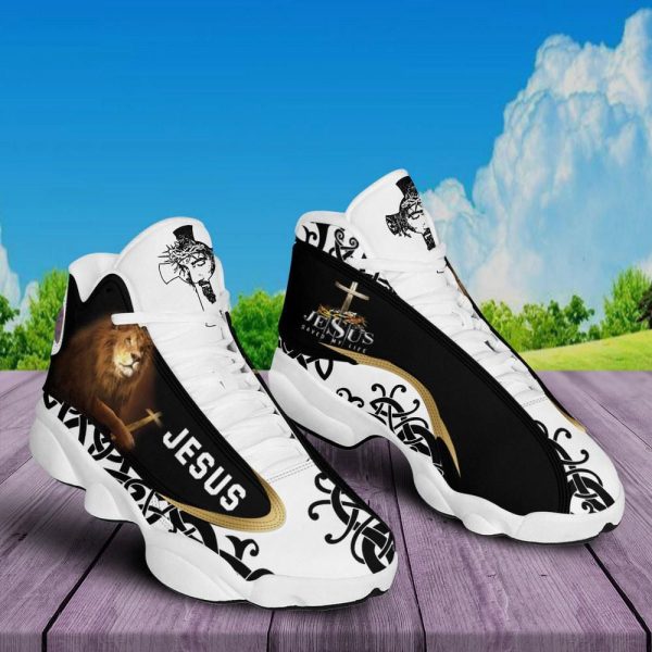 Christian Basketball Shoes, Jesus Saved My Life, Lion Of Judah Basketball Shoes For Men Women