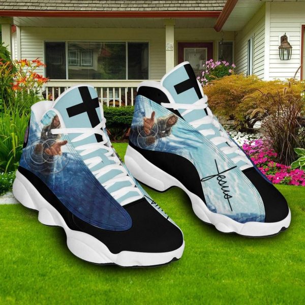 Christian Basketball Shoes, Jesus Takes My Hands Under Water Basketball Shoes For Men Women