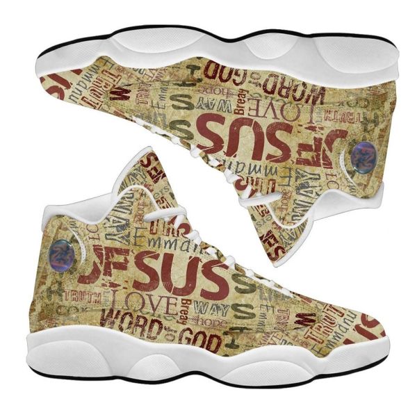 Christian Basketball Shoes, Religious God’s Word Jesus Basketball Shoes For Men Women