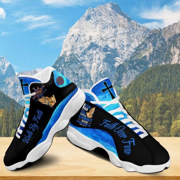 Christian Basketball Shoes, Jesus Is My Savior, I Can Do All Things Basketball Shoes For Men