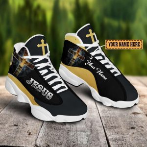 christian shoes black and yellow lion jesus custom name jd13 shoes jesus christ shoes jesus jd13 shoes.jpg