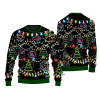 Christmas Bright Neon Lighting Ugly Christmas Sweater, Gift For Christmas